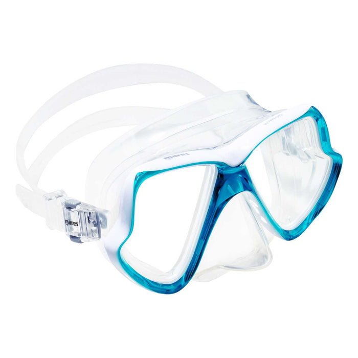 Schnorchelmaske Wahoo Aqua-Weiß Mares 411238SCAQWCL
