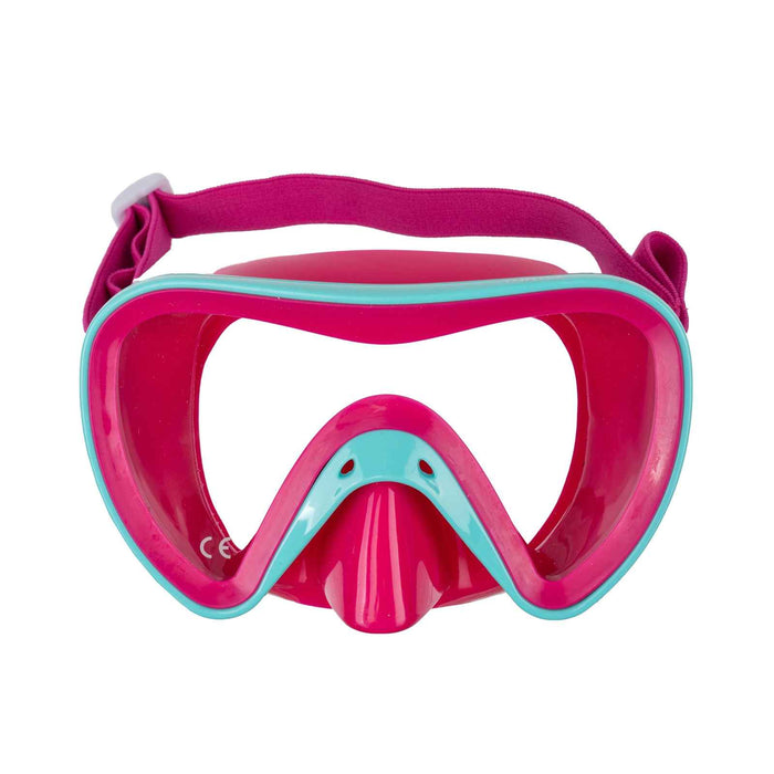 Schnorchelmaske Turtle Kinder Aqua-Pink 8-14 Jahre Mares 411249SCAQPK