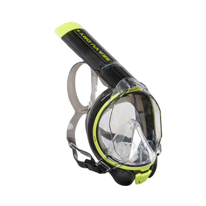 Máscara integral de snorkel Sea Vu Dry+ Lima-Ahumado L-XL Mares 411260LXLLMSK