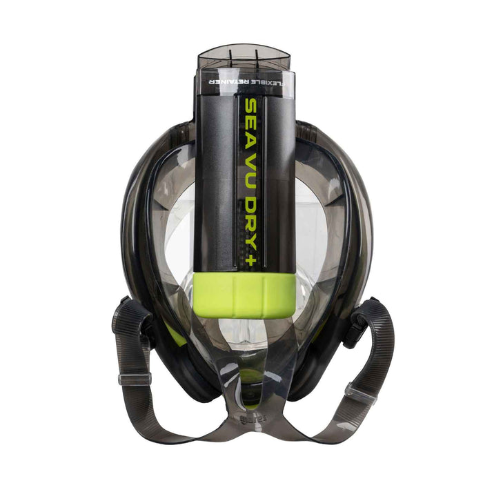 Máscara integral de snorkel Sea Vu Dry+ Lima-Ahumado L-XL Mares 411260LXLLMSK