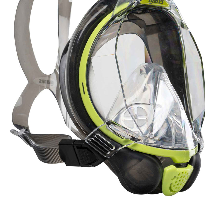 Máscara integral de snorkel Sea Vu Dry+ Lima-Ahumado L-XL Mares 411260LXLLMSK
