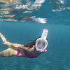 Schnorchel-Vollgesichtsmaske Sea Vu Dry+ Pink-Weiß SM Mares 411260SMPKWH