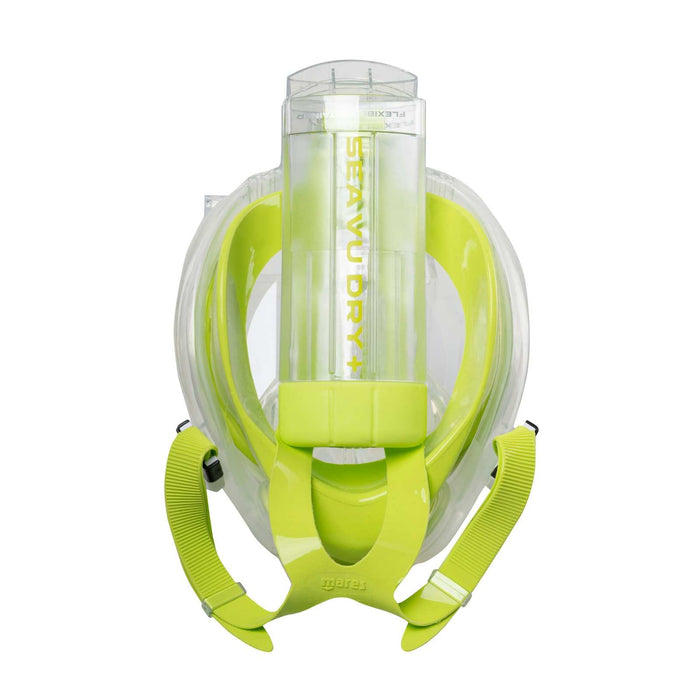 Schnorchel-Vollgesichtsmaske Sea Vu Dry+ Weiß-Limette SM Mares 411260SMWHLM