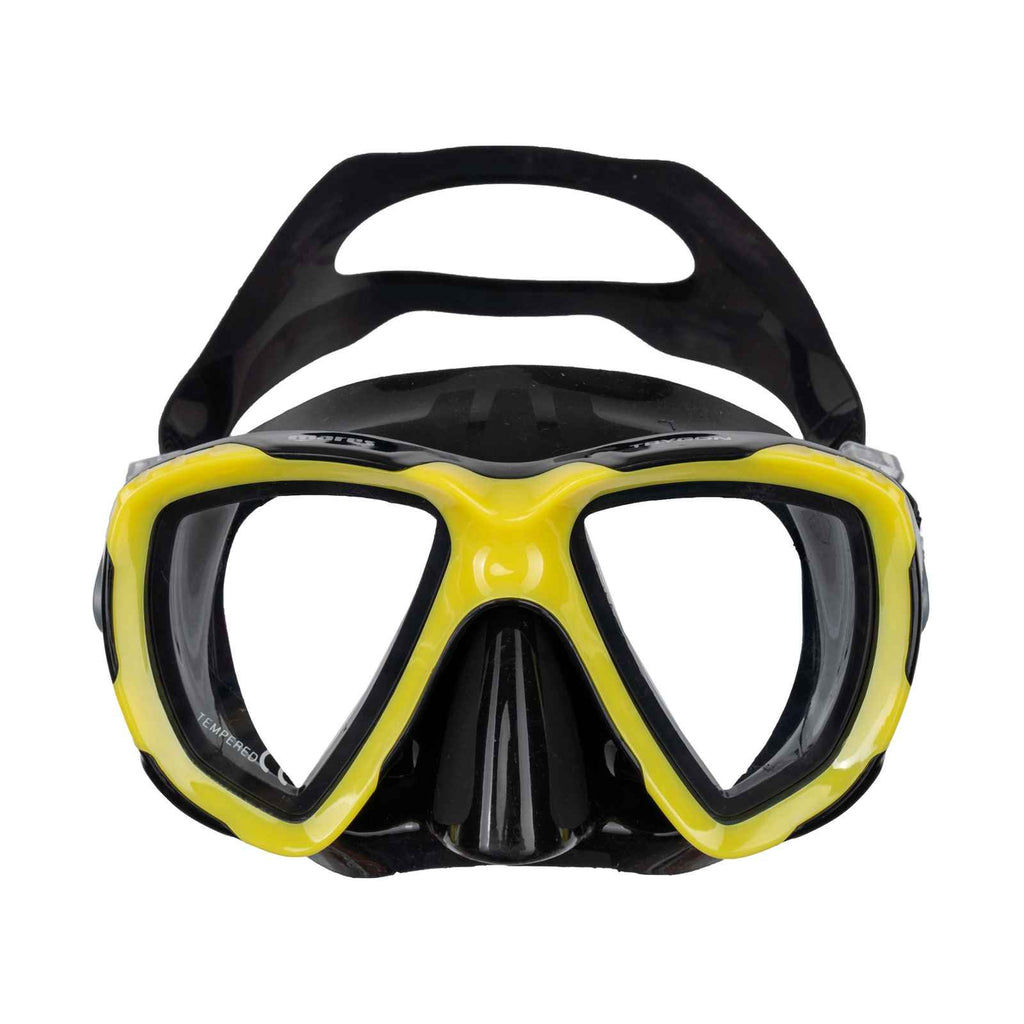 Snorkeling Mask Trygon Yellow-Black Mares 411262SCYLBK