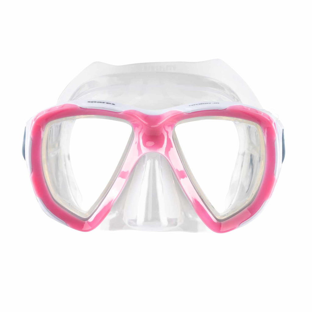 Schnorchelmaske Trygon Kinder Pink-Weiß 8-14 Jahre Mares 411264PKWCL