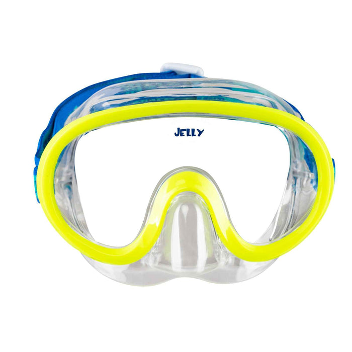 Masque de snorkeling Jelly Enfants Lima-Bleu-Transparent 4-7 ans Mares 411265SCLMBCL