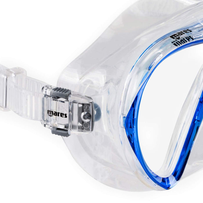 Maschera da snorkeling Vento Reflex-Blu-Trasparente Mares 411316SCRBLCL