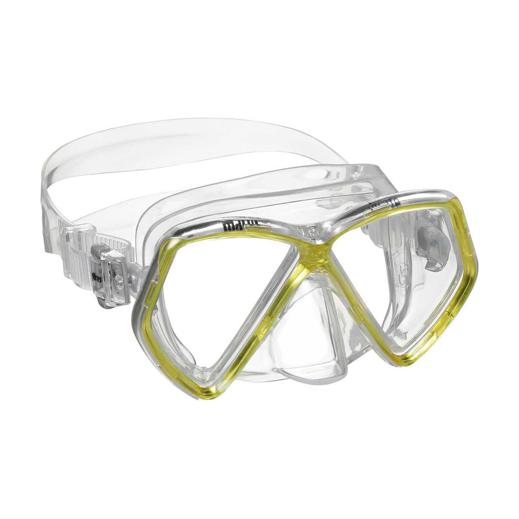 Masque de snorkeling Pirate Enfants Reflex-Jaune-Transparent 8-14 ans Mares 411321SCRYLCL