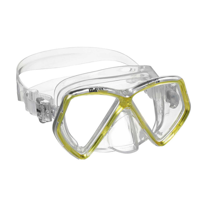 Masque de snorkeling Pirate Enfants Reflex-Jaune-Transparent 8-14 ans Mares 411321SCRYLCL