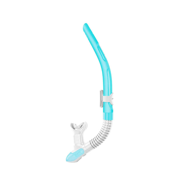 Tubo de snorkel Ergo Flex Blanco-Aguamarina Mares 411482WHASA