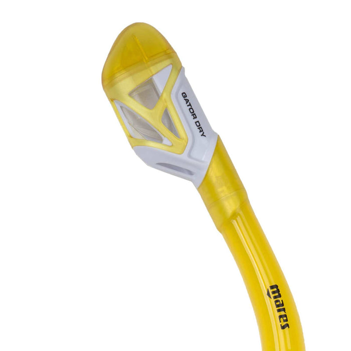 Fajka do snorkelingu Gator Dry Reflex-Żółty Mares 411522RYLSA