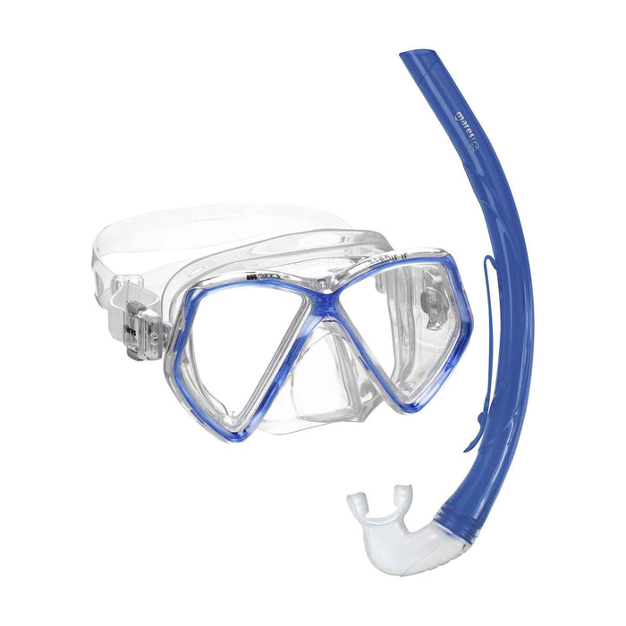 Schnorchelset Zephir Kinder Reflex-Blau 8–14 Jahre Mares 411730GURBLCL