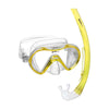 Snorkelset Seahorse kinderen Reflex-geel-transparant 8-14 jaar Mares 411749GURYLCL