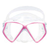 Snorkelset Pirate kinderen roze-wit-transparant 8-14 jaar Mares 411757SFPKWCL