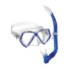 Zestaw do snorkelingu Pirate dla dzieci Reflex-niebieski-przezroczysty 8-14 lat Mares 411757SFRBLCL