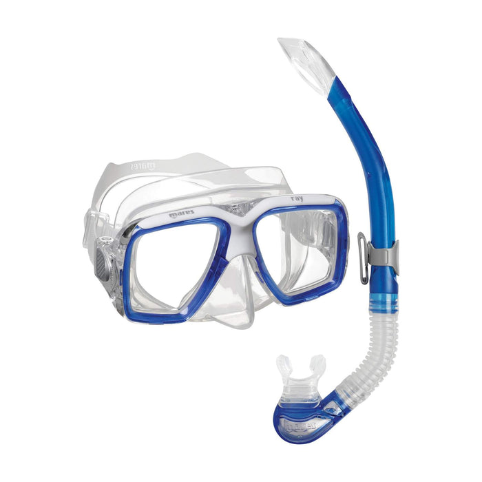 Snorkeling Combo Ray Blue-White-Clear Mares 411759SFBLWCL