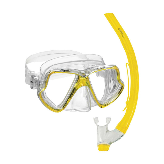 Snorkelset Zephir Reflex-geel-transparant Mares 411769GURYLCL