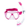 Schnorchelset Wahoo Neonpink-Weiß-Klar Mares 411779SFPKWCL