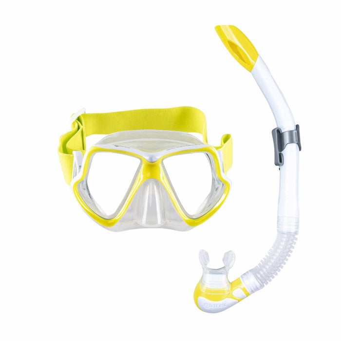 Kit de snorkeling Wahoo Néon Jaune-Blanc-Transparent Mares 411779SFYLWCL