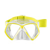 Schnorchel-Set Pirate Neon Kinder Gelb-Weiß-Klar 8-14 Jahre Mares 411788BBYLWCL