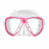 Schnorchelset Trygon Kinder Pink-Weiß-Klar 8–14 Jahre Mares 411794PKWCL
