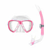Schnorchelset Trygon Kinder Pink-Weiß-Klar 8–14 Jahre Mares 411794PKWCL