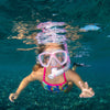 Schnorchelset Trygon Kinder Pink-Weiß-Klar 8–14 Jahre Mares 411794PKWCL