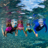 Snorkelset Dilly kinderen blauw-aqua 4-7 jaar Mares 411795GUBLAQ