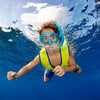 Snorkelset Dilly kinderen blauw-aqua 4-7 jaar Mares 411795GUBLAQ