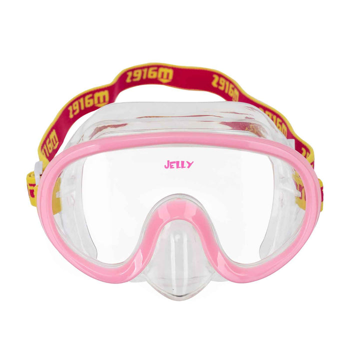Schnorchel-Set Jelly Kinder Pink-Gelb-Klar 4–7 Jahre Mares 411797GUPKYCL