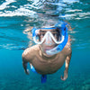 Kit de snorkeling Keewee Bleu-Blanc-Transparent Mares 411810SFBLWCL
