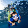 Kit de snorkeling Keewee Bleu-Blanc-Transparent Mares 411810SFBLWCL