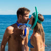 Kit de snorkeling Keewee Bleu-Blanc-Transparent Mares 411810SFBLWCL