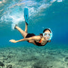 Kit de snorkeling Keewee Aqua-Blanc-Transparent Mares 411810SFMTWCL