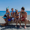 Kit de snorkeling Keewee Aqua-Blanc-Transparent Mares 411810SFMTWCL