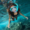 Kit de snorkeling Keewee Aqua-Blanc-Transparent Mares 411810SFMTWCL