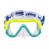 Schnorchelset Keewee Kinder Gelb-Aqua-Klar 8–14 Jahre Mares 411811SFYLACL