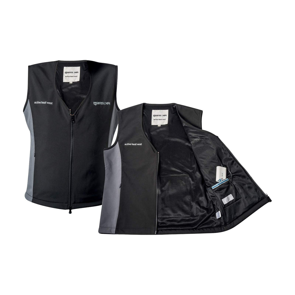 Chaleco calefactable Active negro-gris XS Mares 412146XS