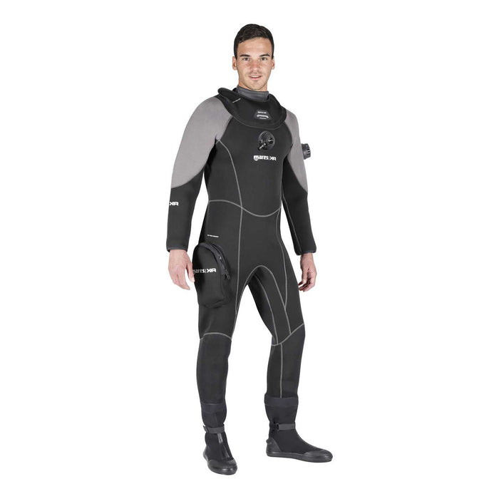 Neopreen-latex droogpak Xr3 Zwart-Grijs M Mares 412149M