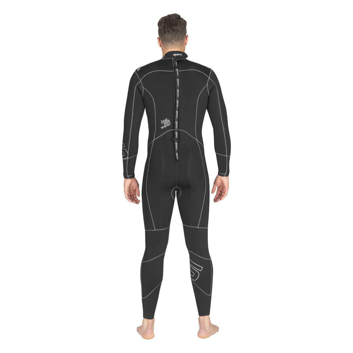 Nasstauchanzug Einteiler Evolution Herren 5 mm Schwarz-Grau Größe 3-M Mares 412176S3