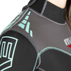 Nassanzug Einteiler Evolution Damen 5 mm Schwarz-Hellblau Größe 1-XS Mares 412177S1