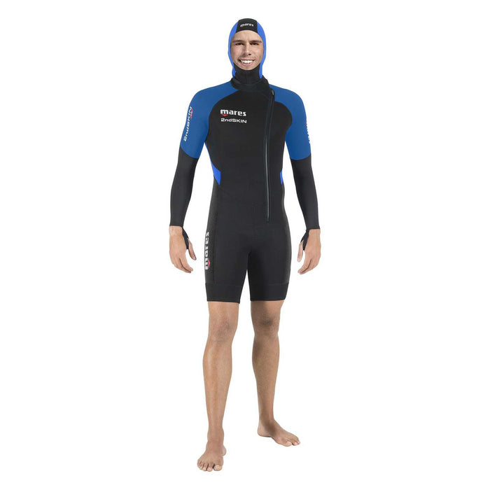 Shorty 2nd Skin homme noir-bleu taille 7-XXL Mares 412371S7