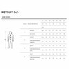 Korte wetsuit 2nd Skin Shorty dames zwart-wit maat 2-S Mares 412372S2