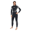 Volledige wetsuit Reef dames 3 mm zwart-grijs-wit maat 5-L Mares 412383S5
