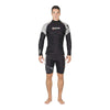 Tauch-Unteranzug Ultraskin Langarm Herren Schwarz-Grau M Mares 412389M