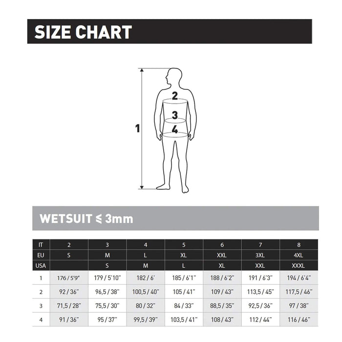 Tauch-Unteranzug Ultraskin Langarm Herren Schwarz-Grau M Mares 412389M