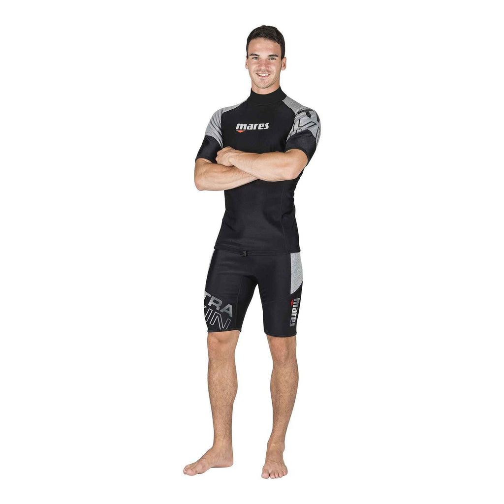 Diving Undersuit Ultraskin Short Sleeve Man Black-Grey XXL Mares 412393XXL