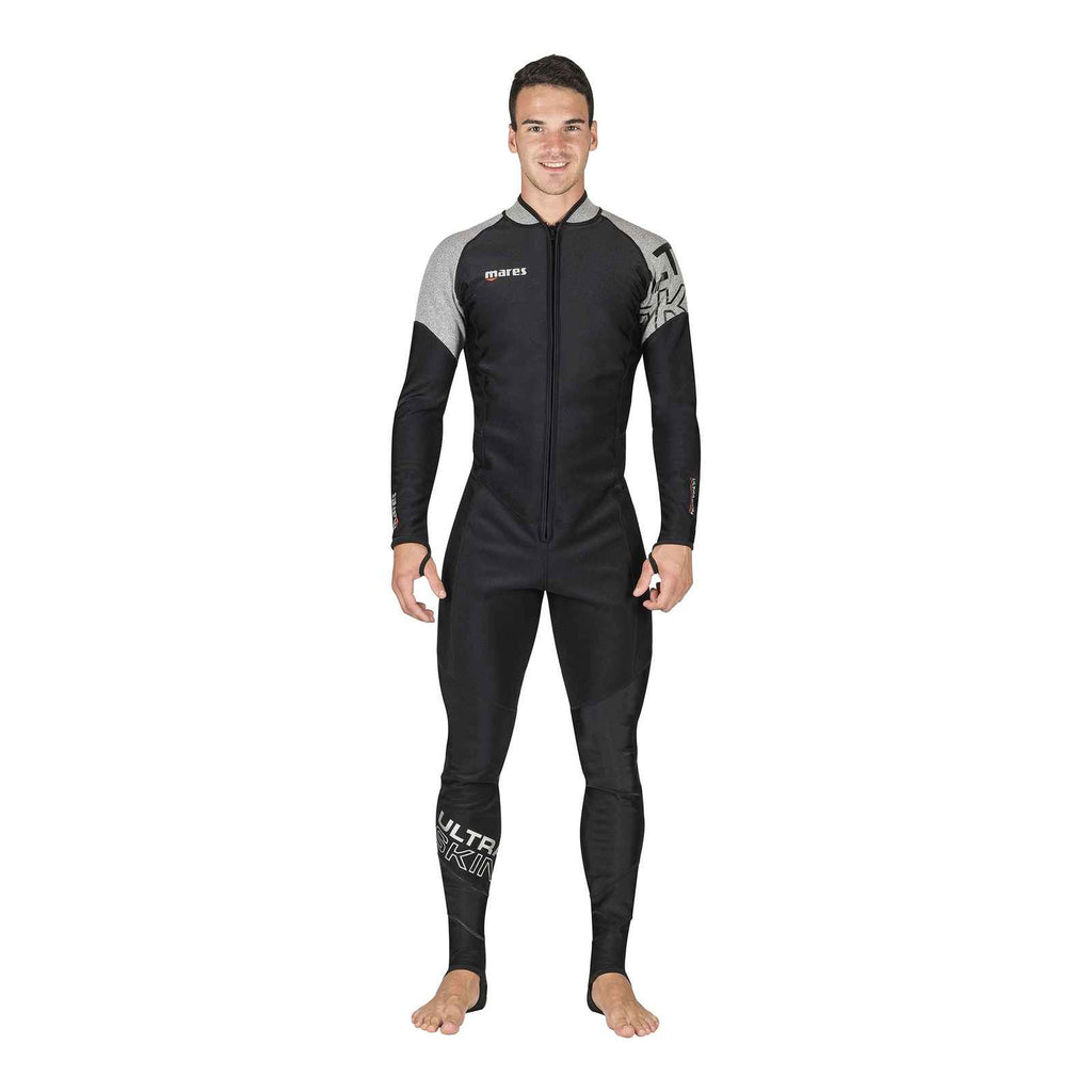 Tauch-Unterzieher Ultraskin Overall Herren Schwarz-Grau M Mares 412394M