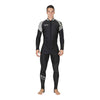 Tauch-Unterzieher Ultraskin Overall Herren Schwarz-Grau M Mares 412394M