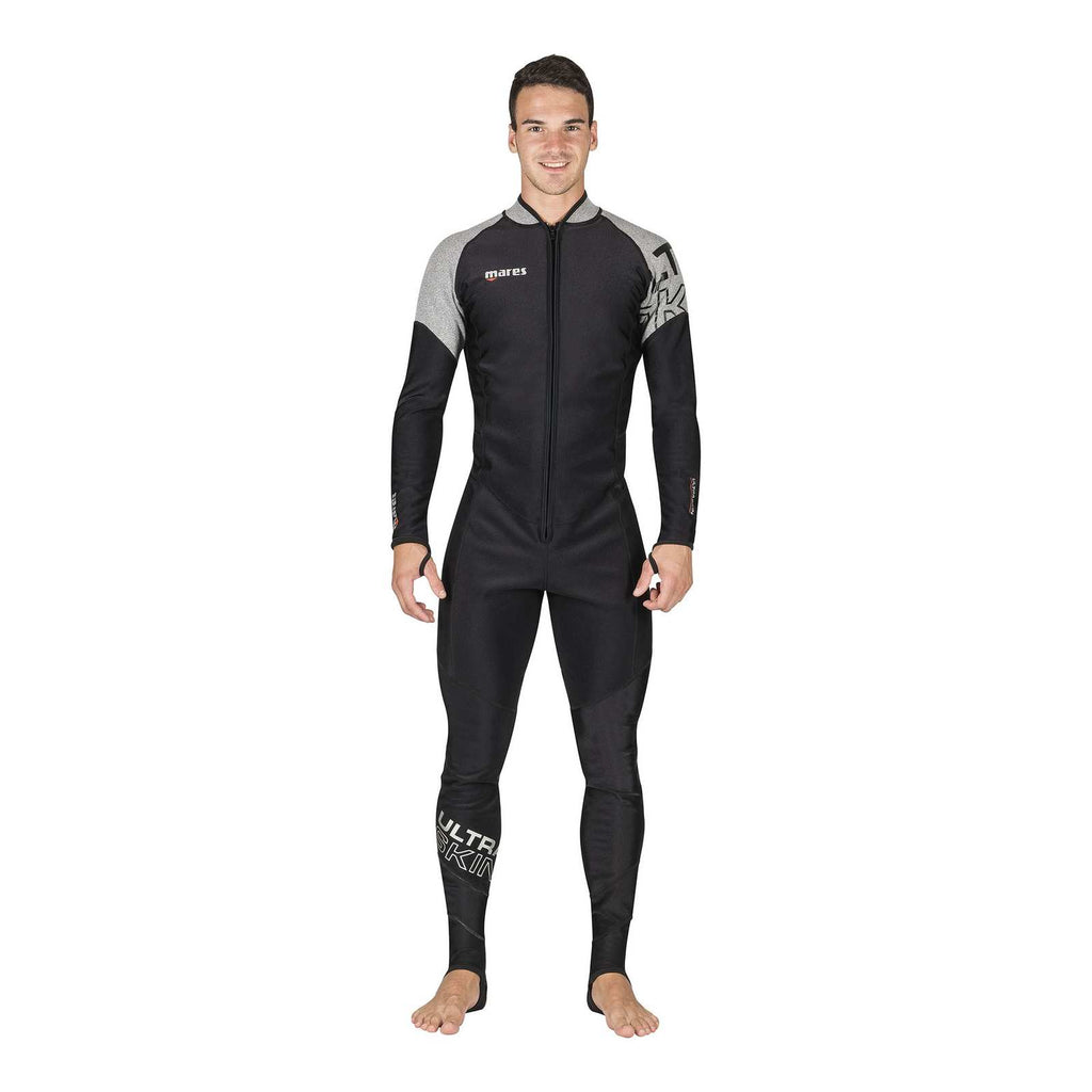 Tauch-Unterzieher Ultraskin Overall Herren Schwarz-Grau S Mares 412394S